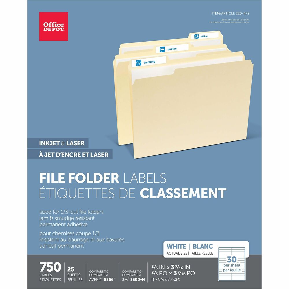 File Labels & Tabs
